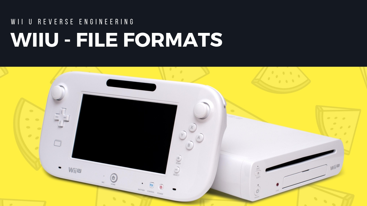 Wii U File Formats
