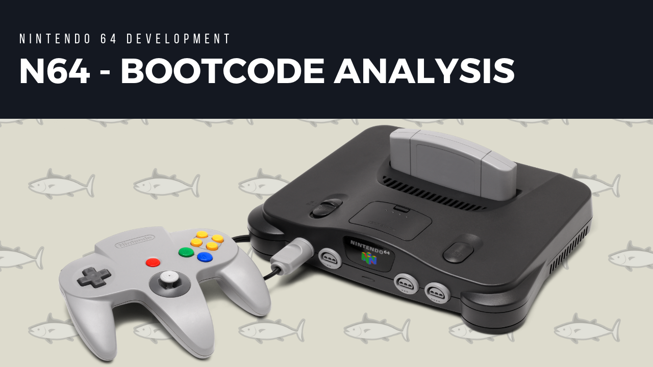 N64 Boot Code Analysis