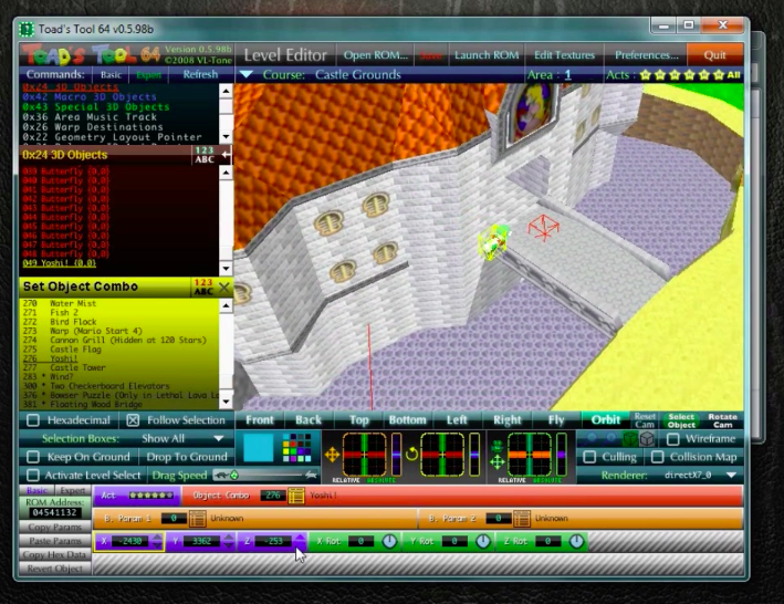 super mario 64 level editor mac