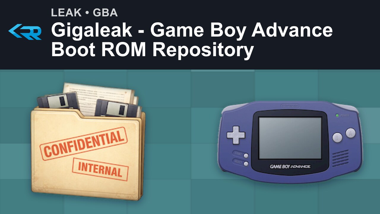Gigaleak - Game Boy Advance Boot ROM Repository