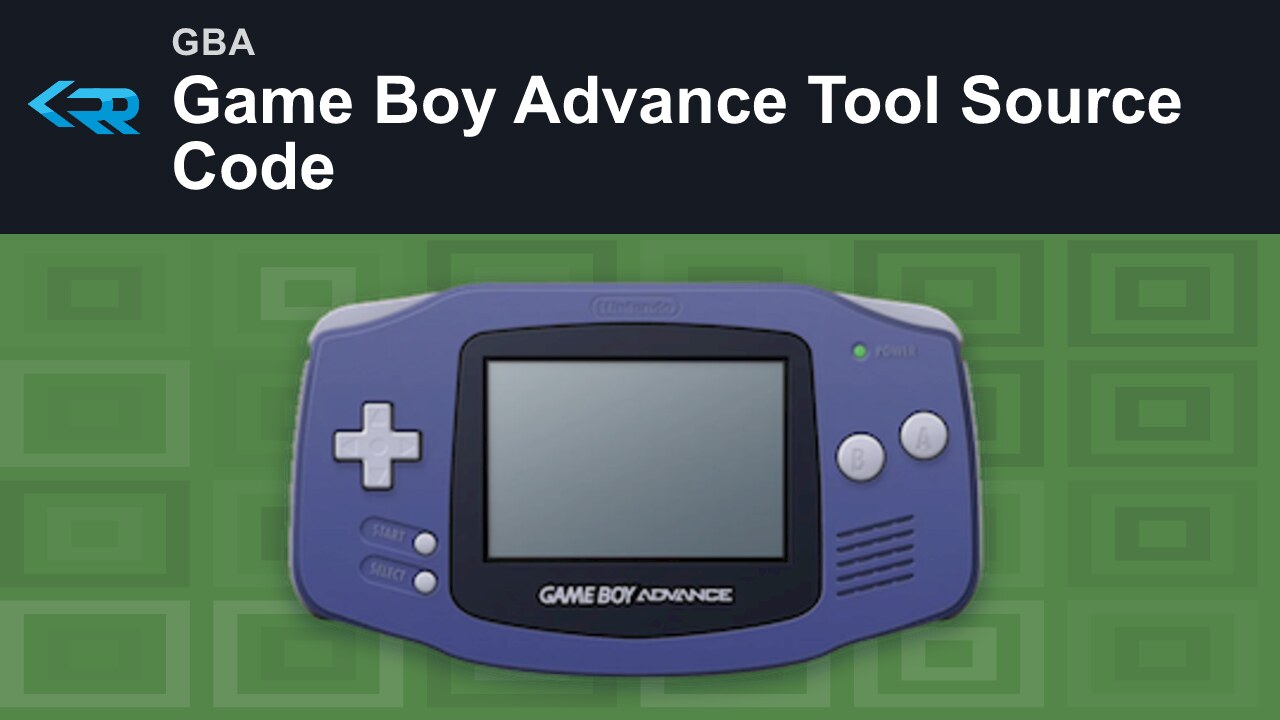 Game Boy Advance Tool Source Code