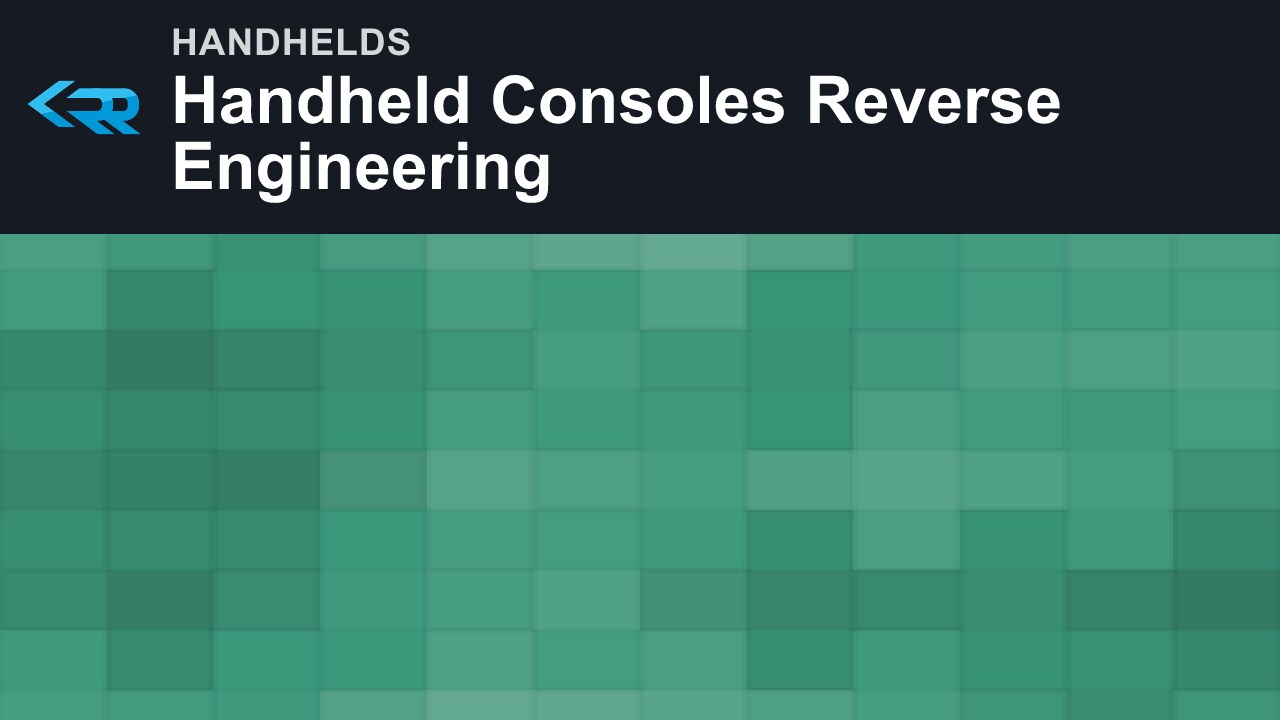 Handheld Consoles Reverse Engineering