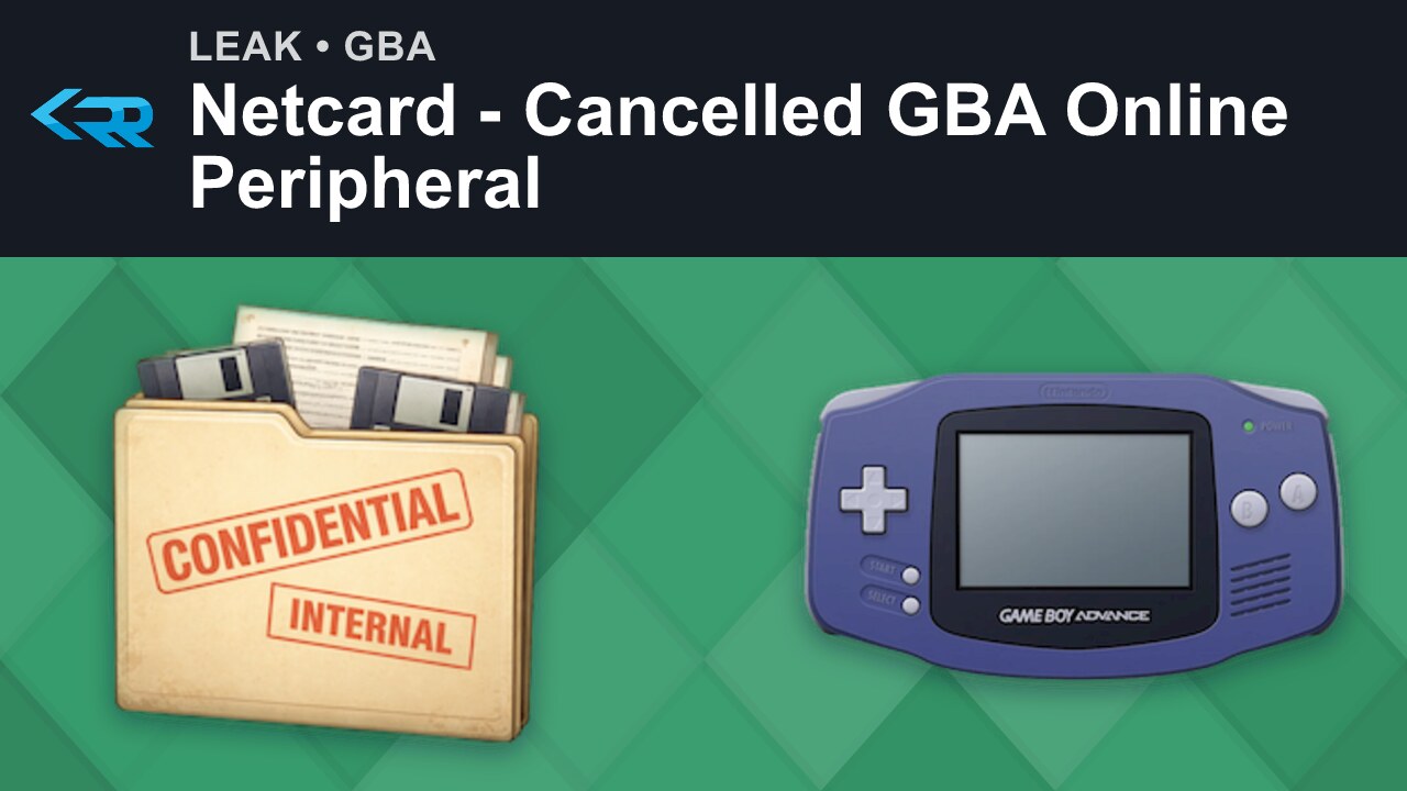 Netcard - Cancelled GBA Online Peripheral