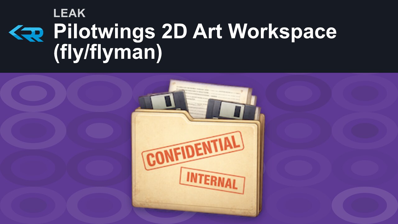 Pilotwings 2D Art Workspace (fly/flyman)
