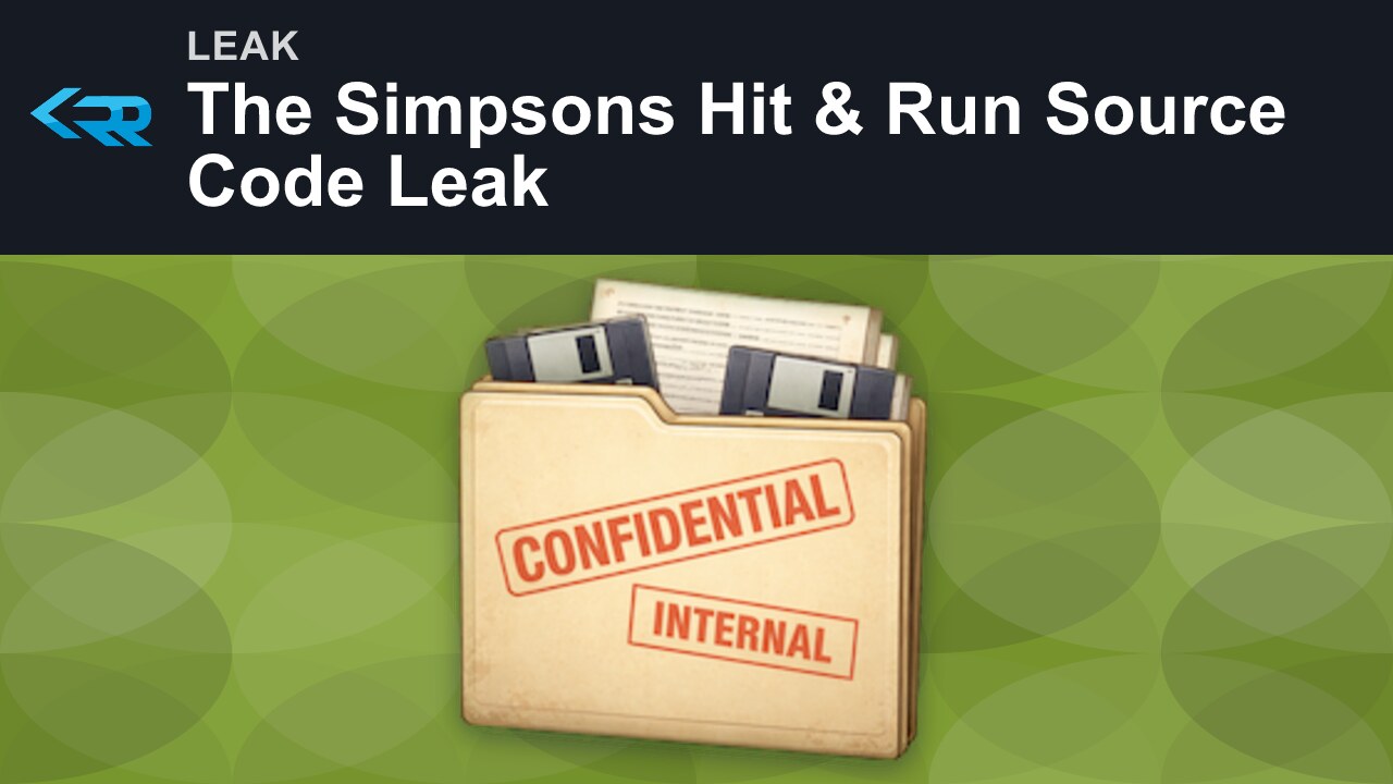 The Simpsons Hit & Run Source Code Leak