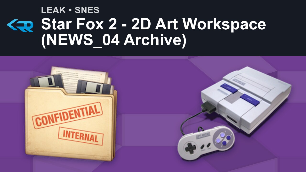 Star Fox 2 - 2D Art Workspace (NEWS_04 Archive)