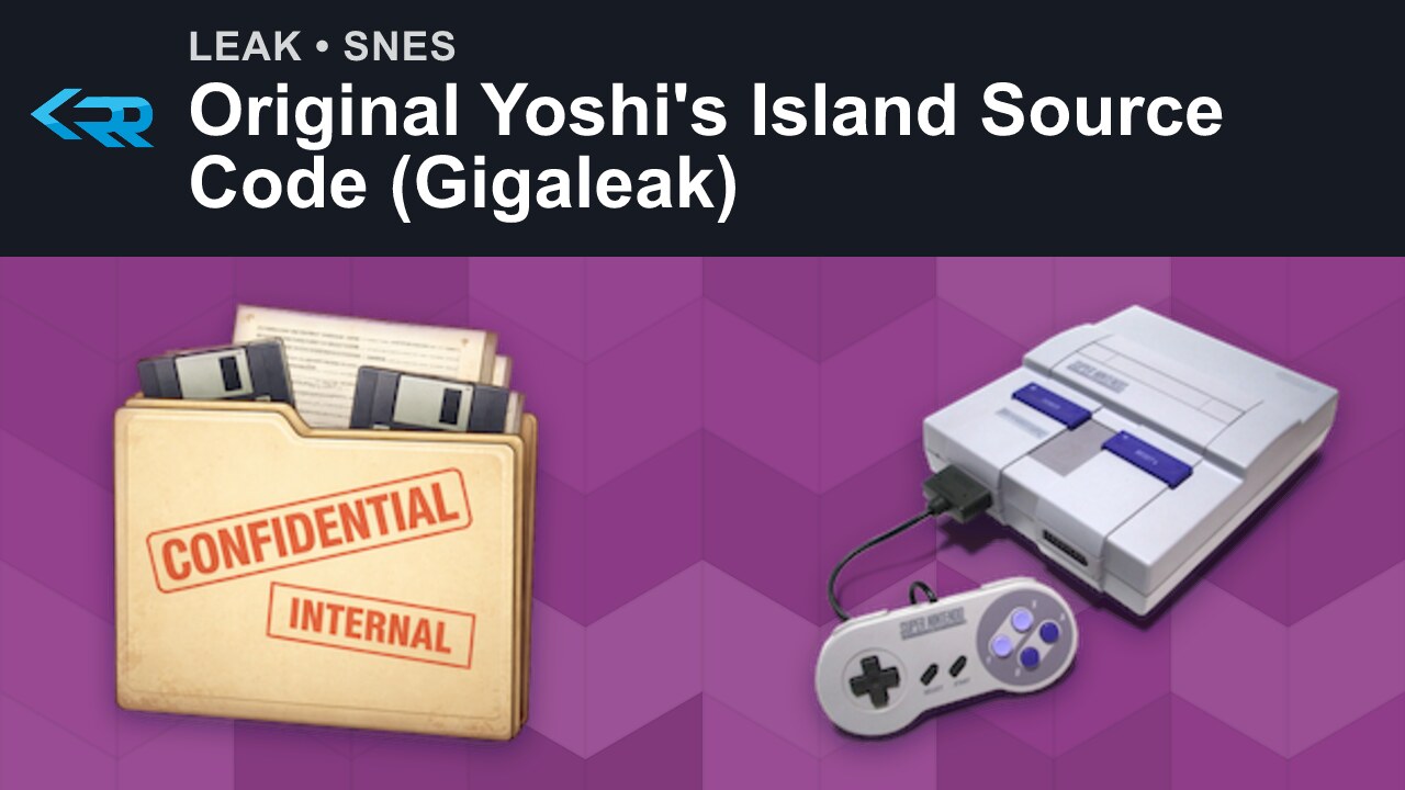 Original Yoshi's Island Source Code (Gigaleak)