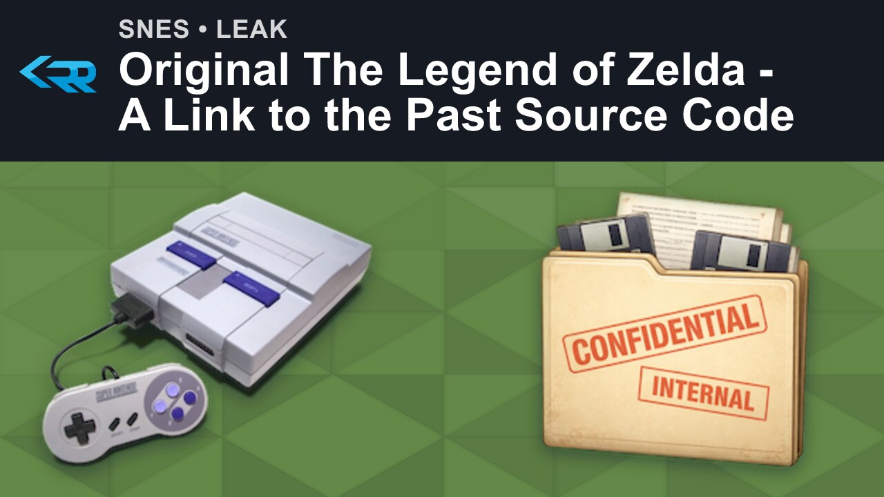 Original The Legend of Zelda - A Link to the Past Source Code (Gigaleak)