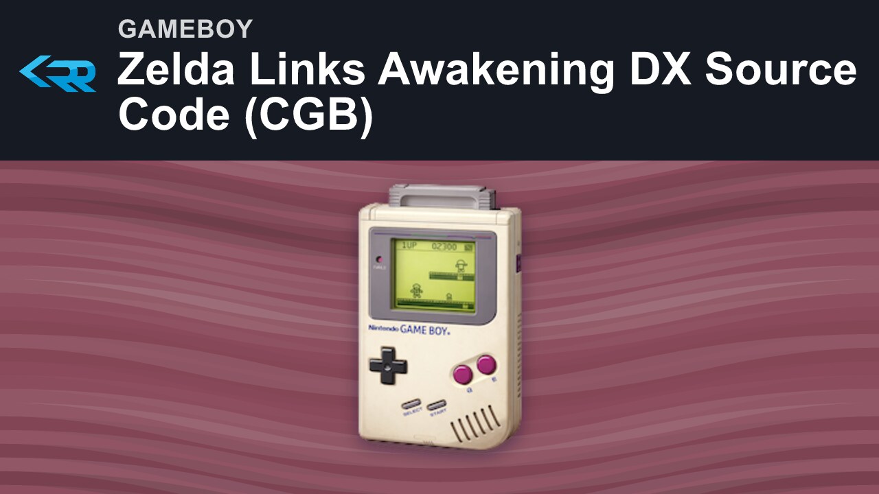 Zelda Links Awakening DX Source Code (CGB)