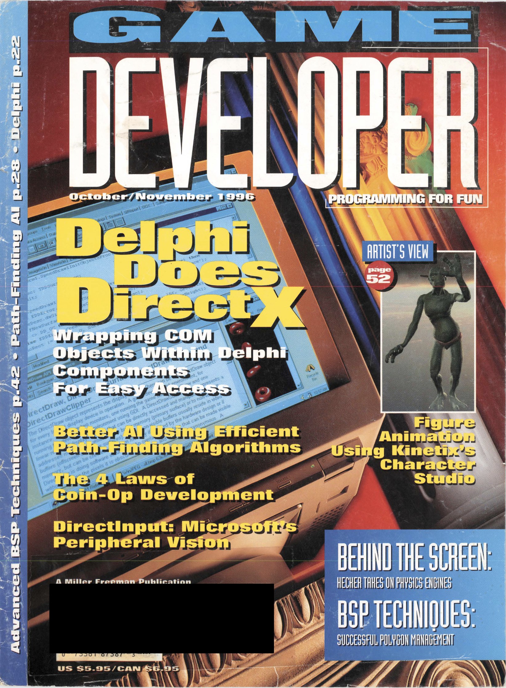 Game Developer magazine October 1996 - Delphi goes DirectX